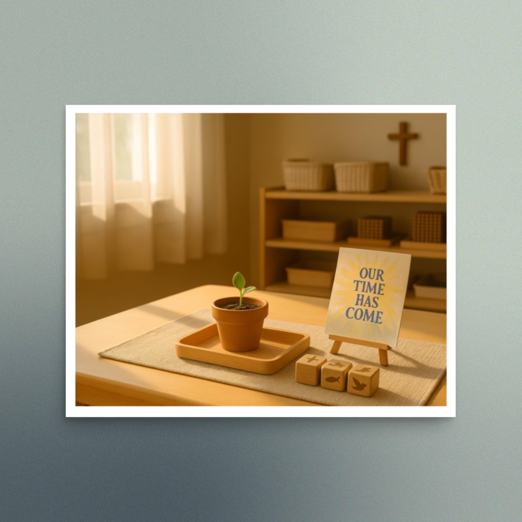 Our Time Has Come - Christian School of Faith - Christian Devotional Art Print - Semi Gloss - Rectangle - Image 2