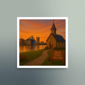 Our Time Has Come - Maryland - Christian Devotional Art Print - Semi Gloss - Square