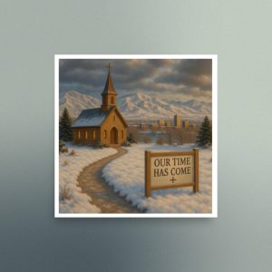 Our Time Has Come - Idaho - Christian Devotional Art Print - Semi Gloss - Square