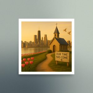 Our Time Has Come - Illinois - Christian Devotional Art Print - Semi Gloss - Square