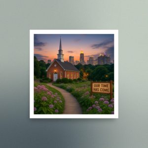 Our Time Has Come - Georgia - Christian Devotional Art Print - Semi Gloss - Square