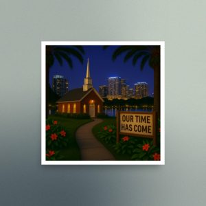 Our Time Has Come - Florida - Christian Devotional Art Print - Semi Gloss - Square