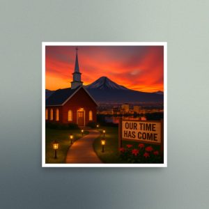Our Time Has Come - Colorado - Christian Devotional Art Print - Semi Gloss - Square