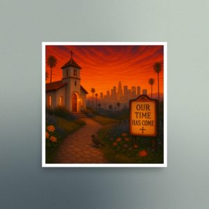 Our Time Has Come - California - Christian Devotional Art Print - Semi Gloss - Square