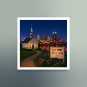 Our Time Has Come - Arkansas - Christian Devotional Art Print - Semi Gloss - Square