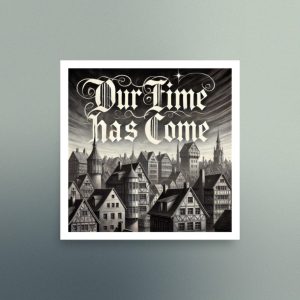 Our Time Has Come - Bavarian Town - Christian Devotional Art Print - Semi  Gloss - Square