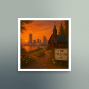 Our Time Has Come - Wisconsin - Christian Devotional Art Print - Semi Gloss - Square