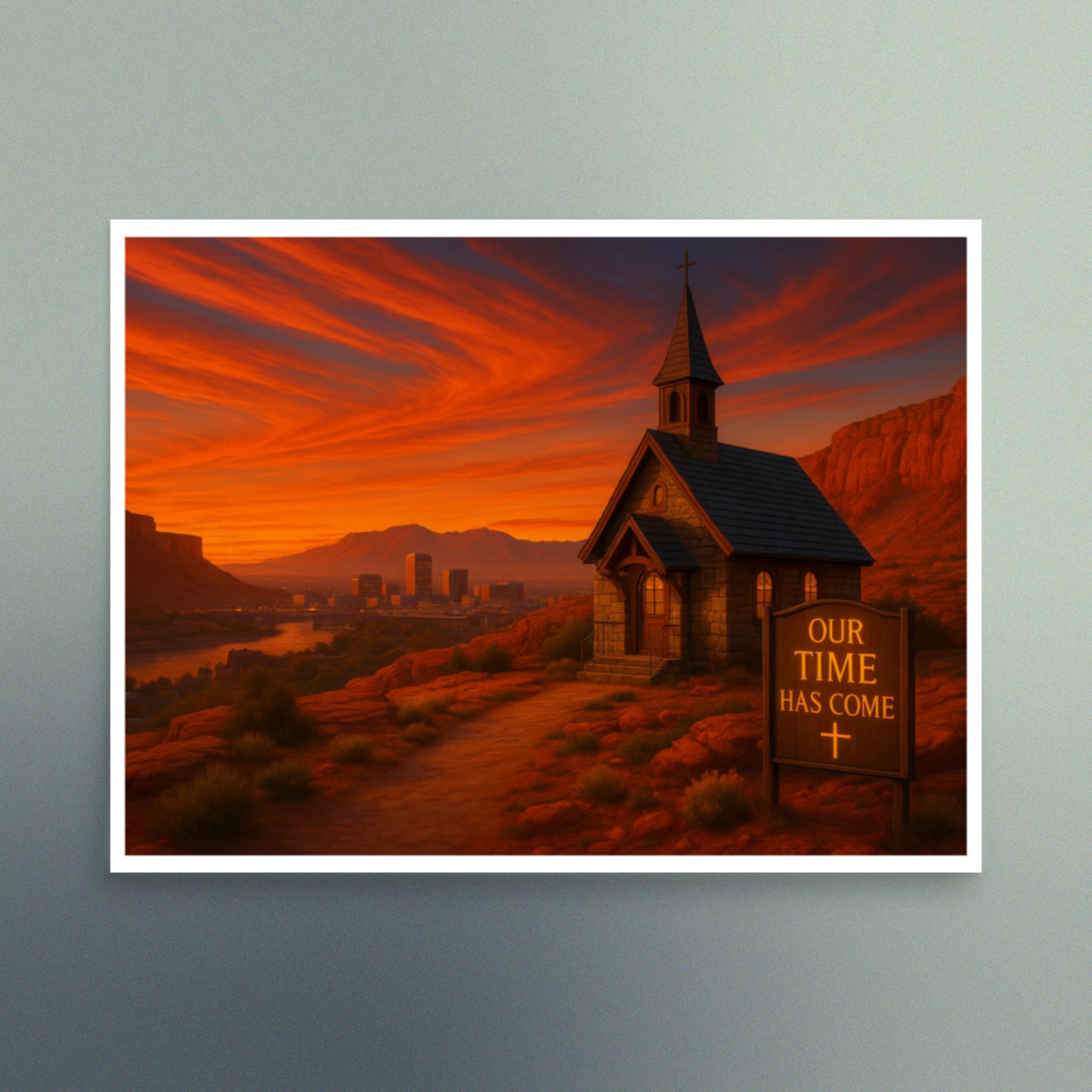Our Time Has Come - Montana - Christian Devotional Art Print - Semi Gloss - Rectangle - Image 4