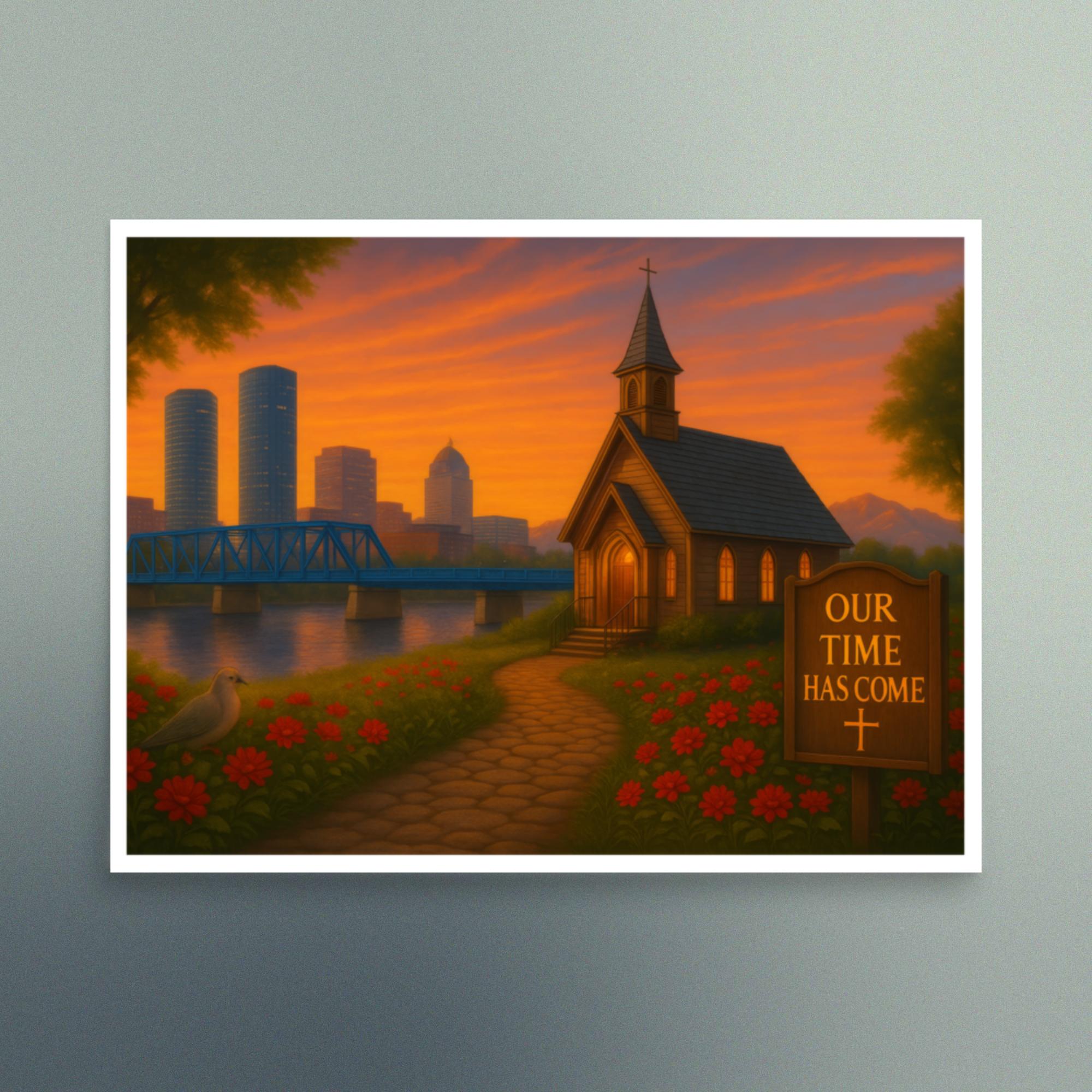 Our Time Has Come - Michigan - Christian Devotional Art Print - Semi Gloss - Rectangle - Image 3