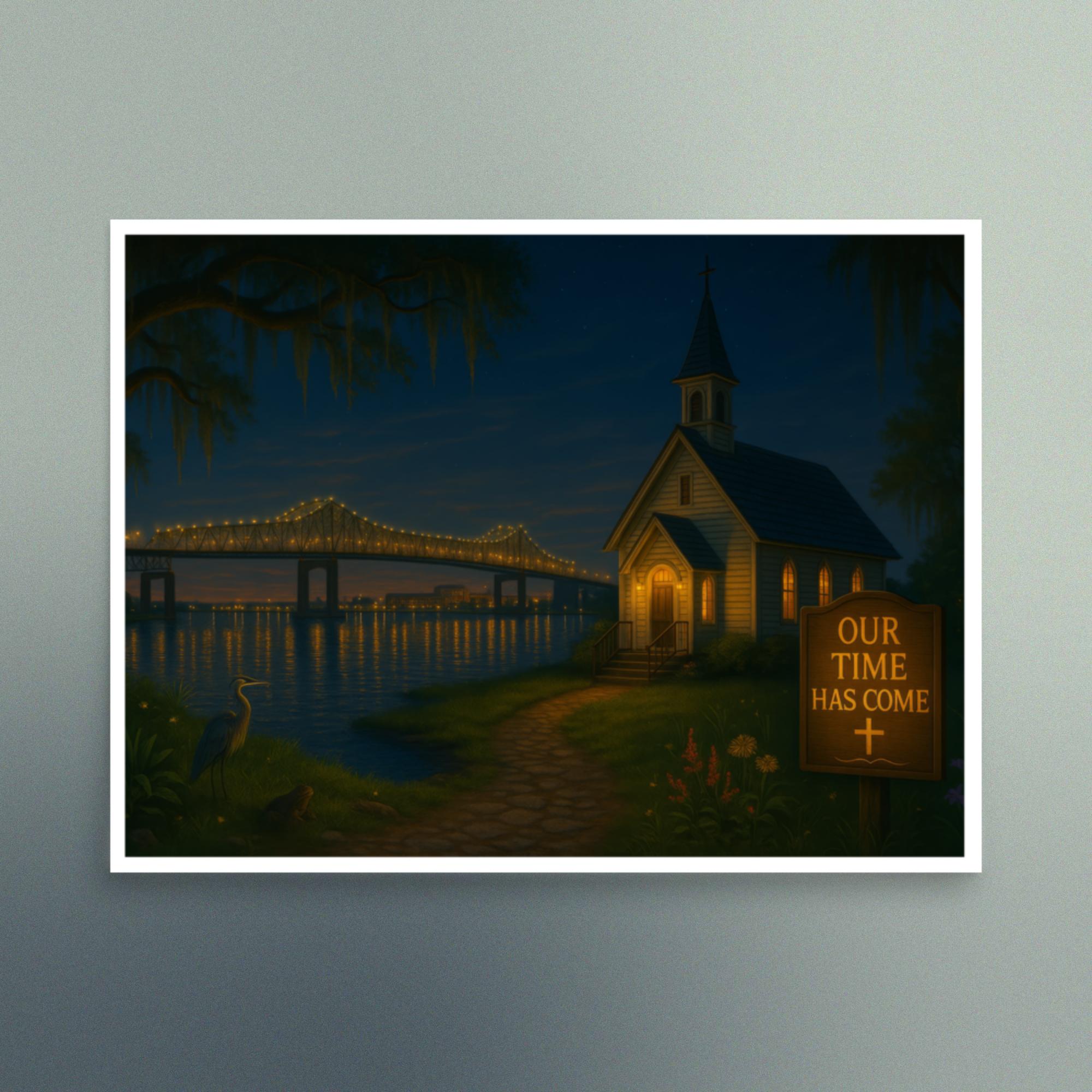 Our Time Has Come - Louisiana - Christian Devotional Art Print - Semi Gloss - Rectangle - Image 4