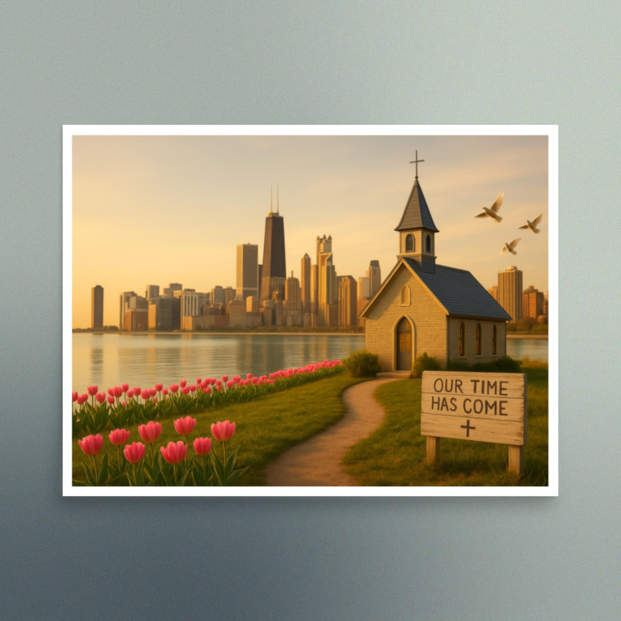 Our Time Has Come - Illinois - Christian Devotional Art Print - Semi Gloss - Rectangle - Image 4