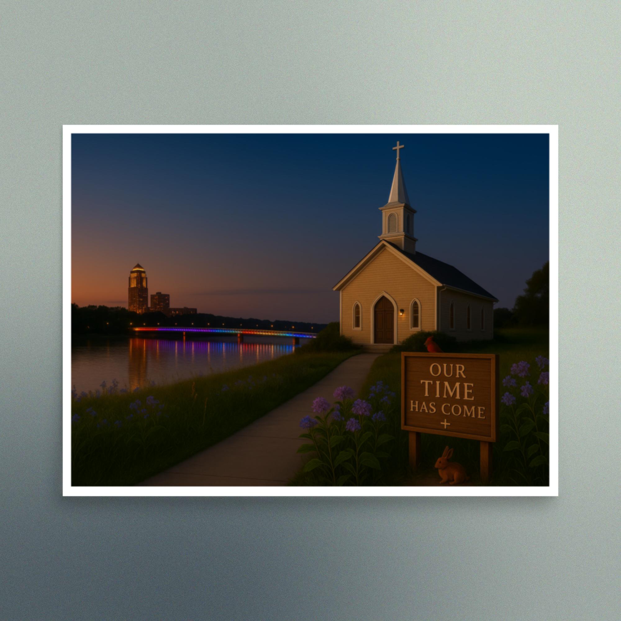 Our Time Has Come - Iowa - Christian Devotional Art Print - Semi Gloss - Rectangle - Image 3