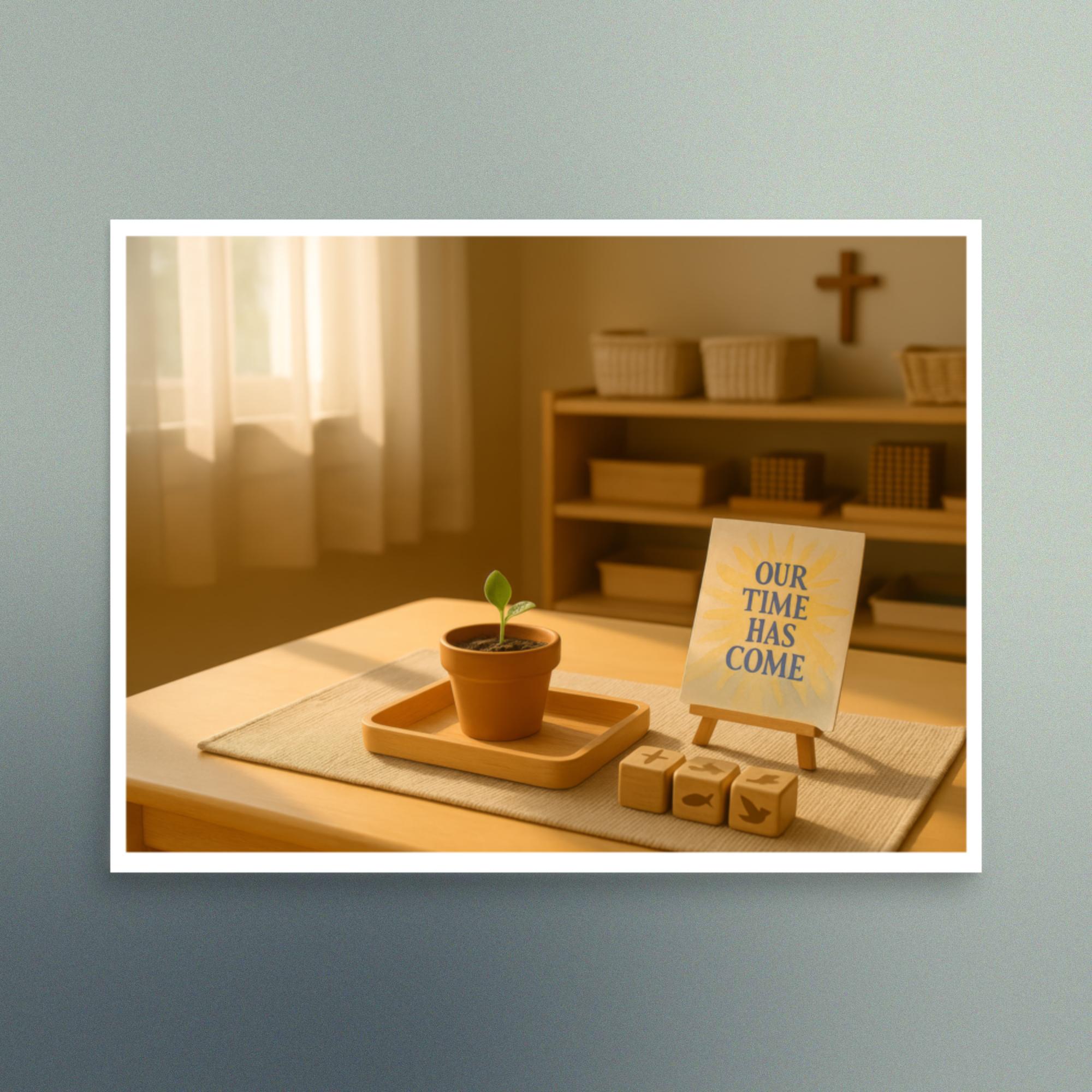 Our Time Has Come - Christian School of Faith - Christian Devotional Art Print - Semi Gloss - Rectangle - Image 3