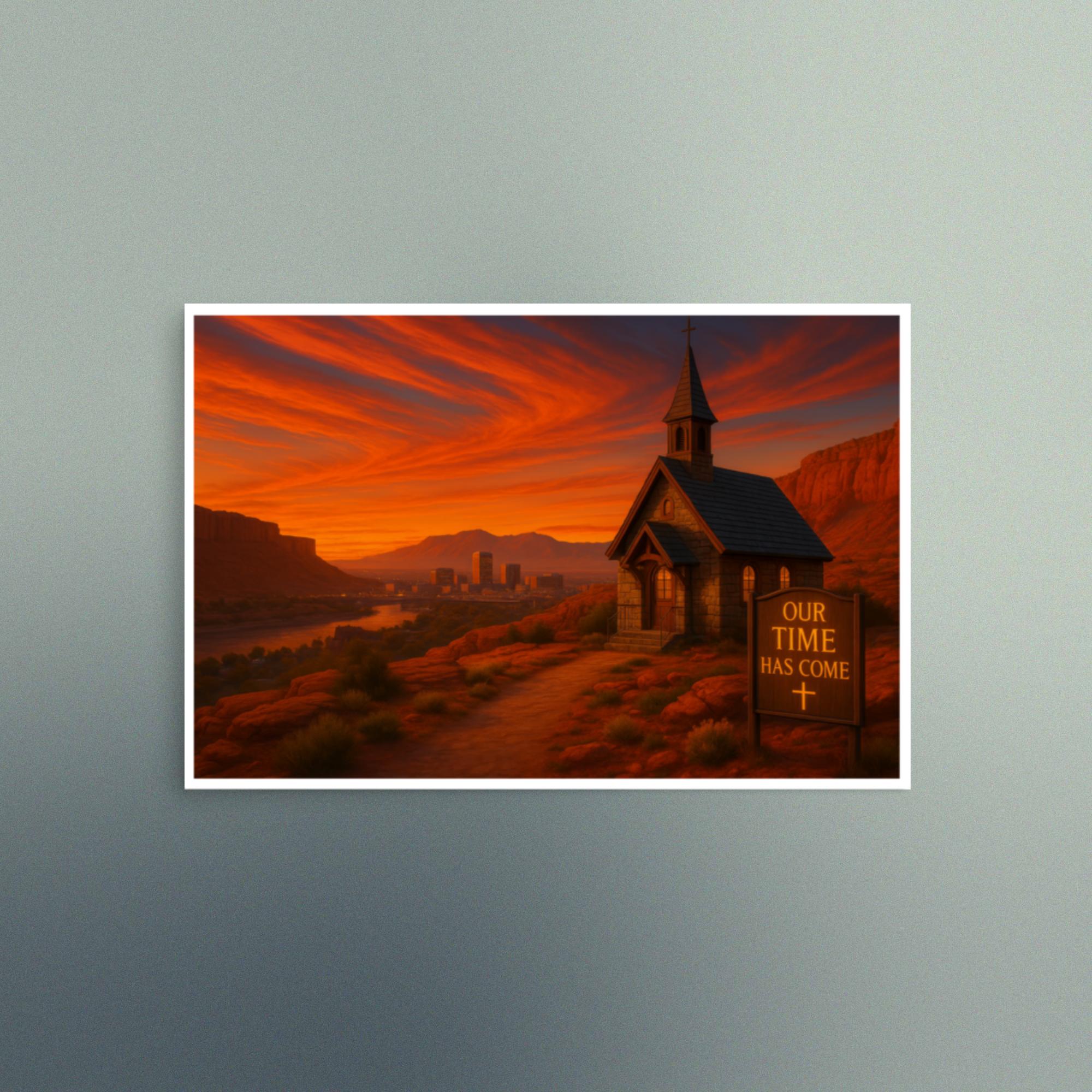 Our Time Has Come - Montana - Christian Devotional Art Print - Semi Gloss - Rectangle - Image 5