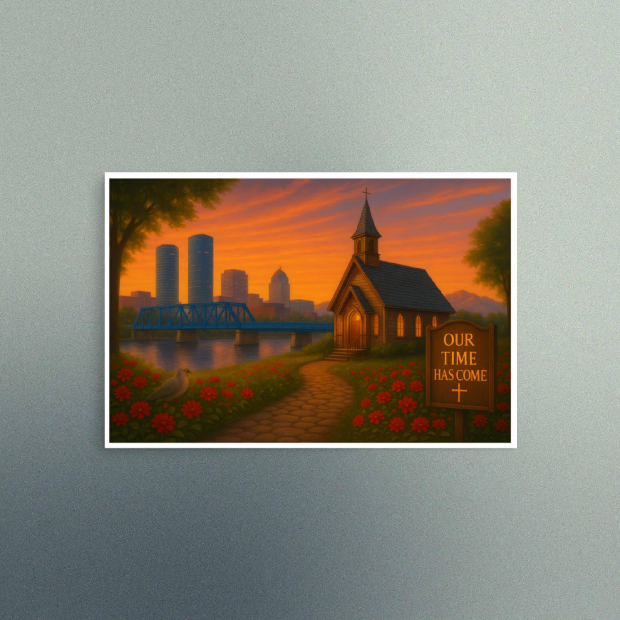 Our Time Has Come - Michigan - Christian Devotional Art Print - Semi Gloss - Rectangle - Image 4