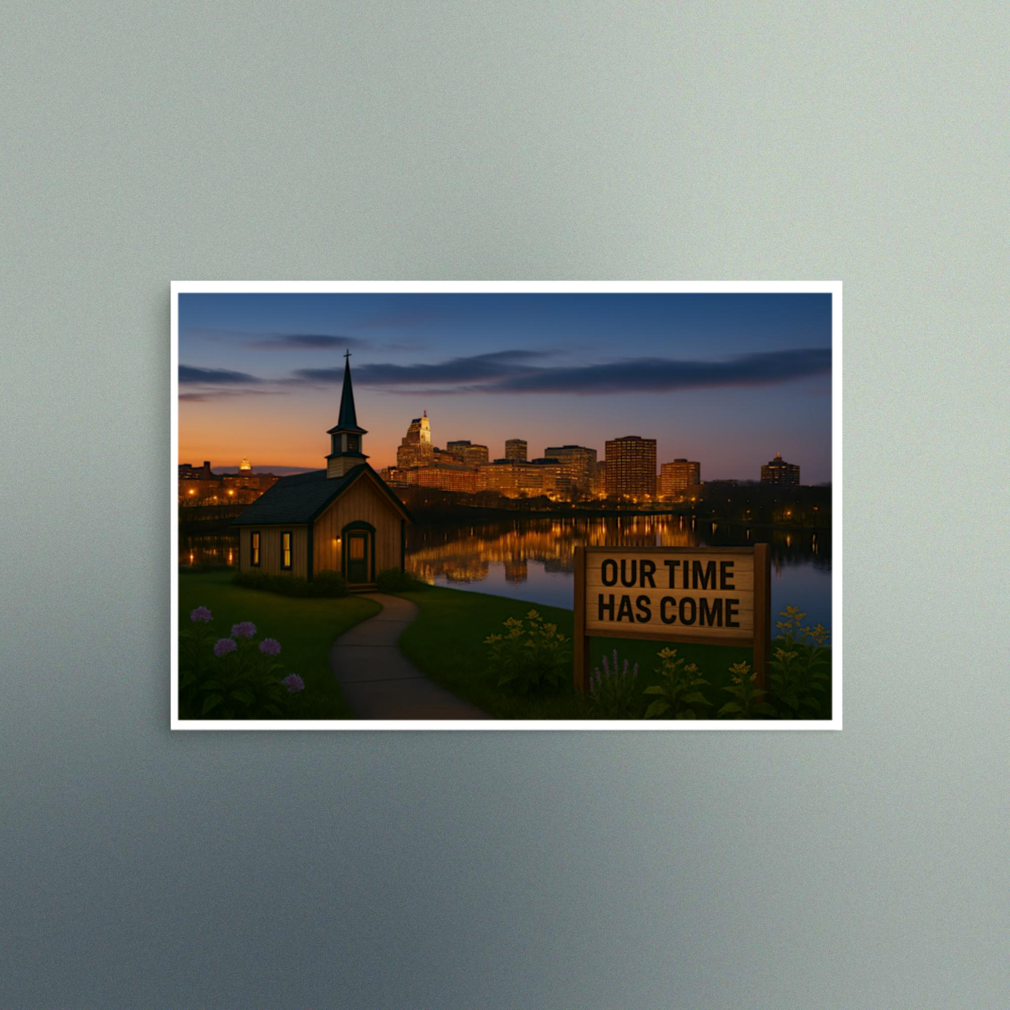 Our Time Has Come - Connecticut - Christian Devotional Art Print - Semi Gloss - Rectangle - Image 5