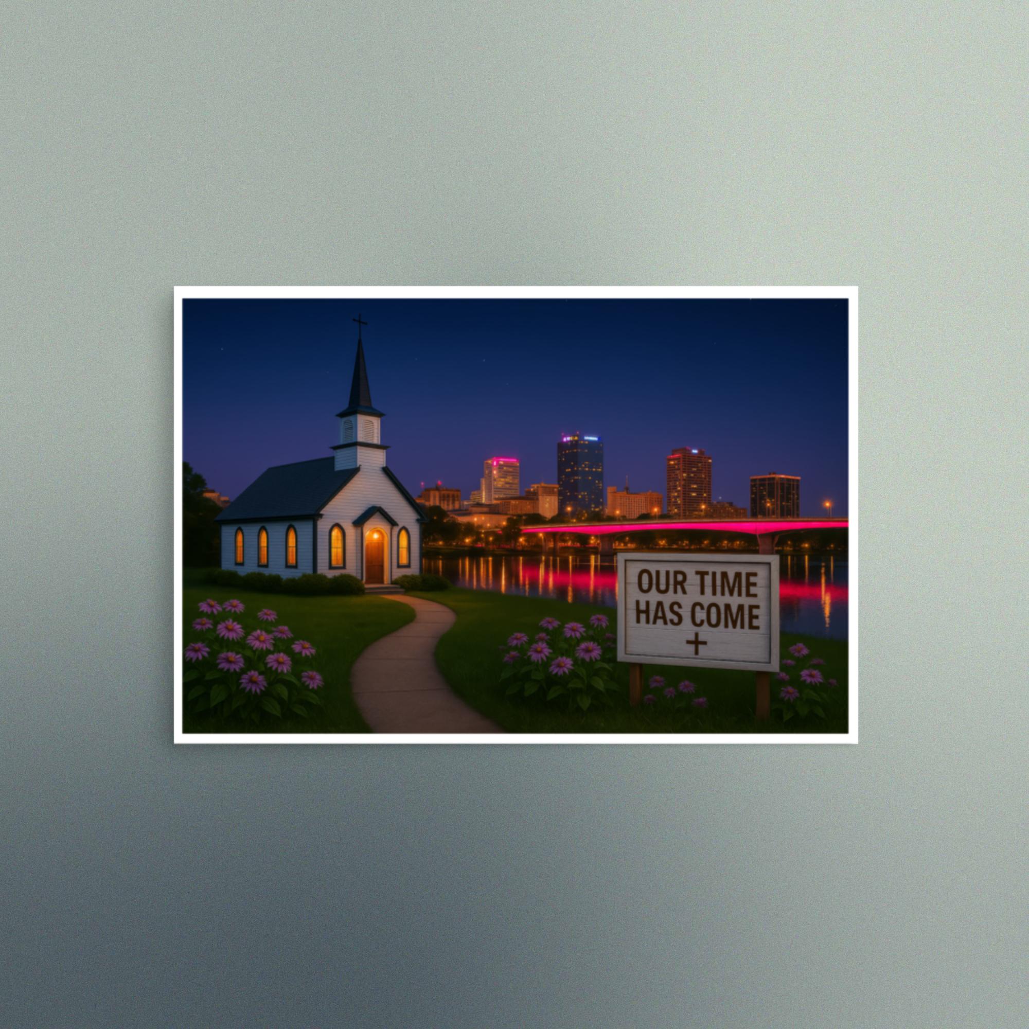 Our Time Has Come - Arkansas - Christian Devotional Art Print - Semi Gloss - Square - Image 5