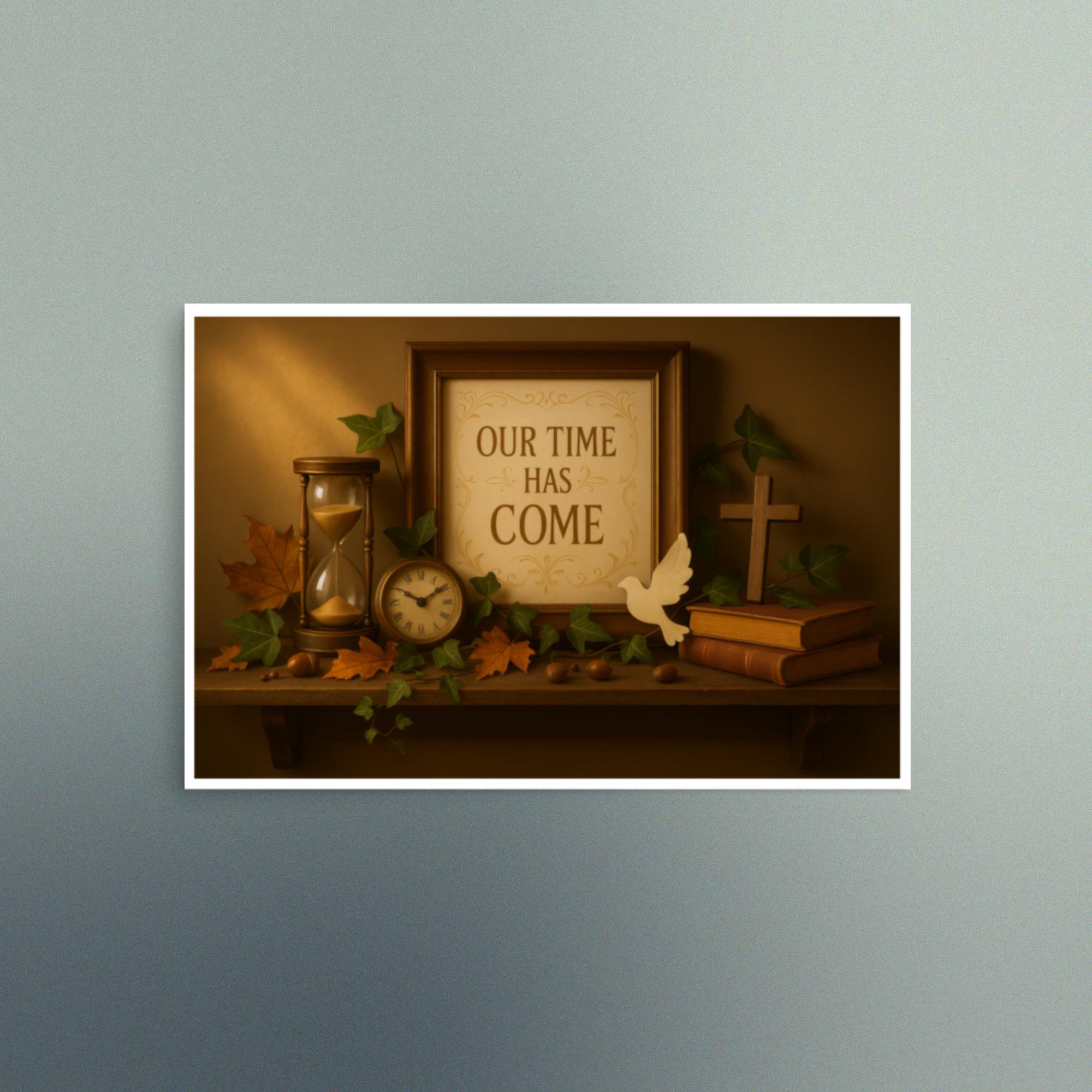 Our Time Has Come - Mantle of Spiritual Objects - Semi Gloss - Rectangle - Image 4