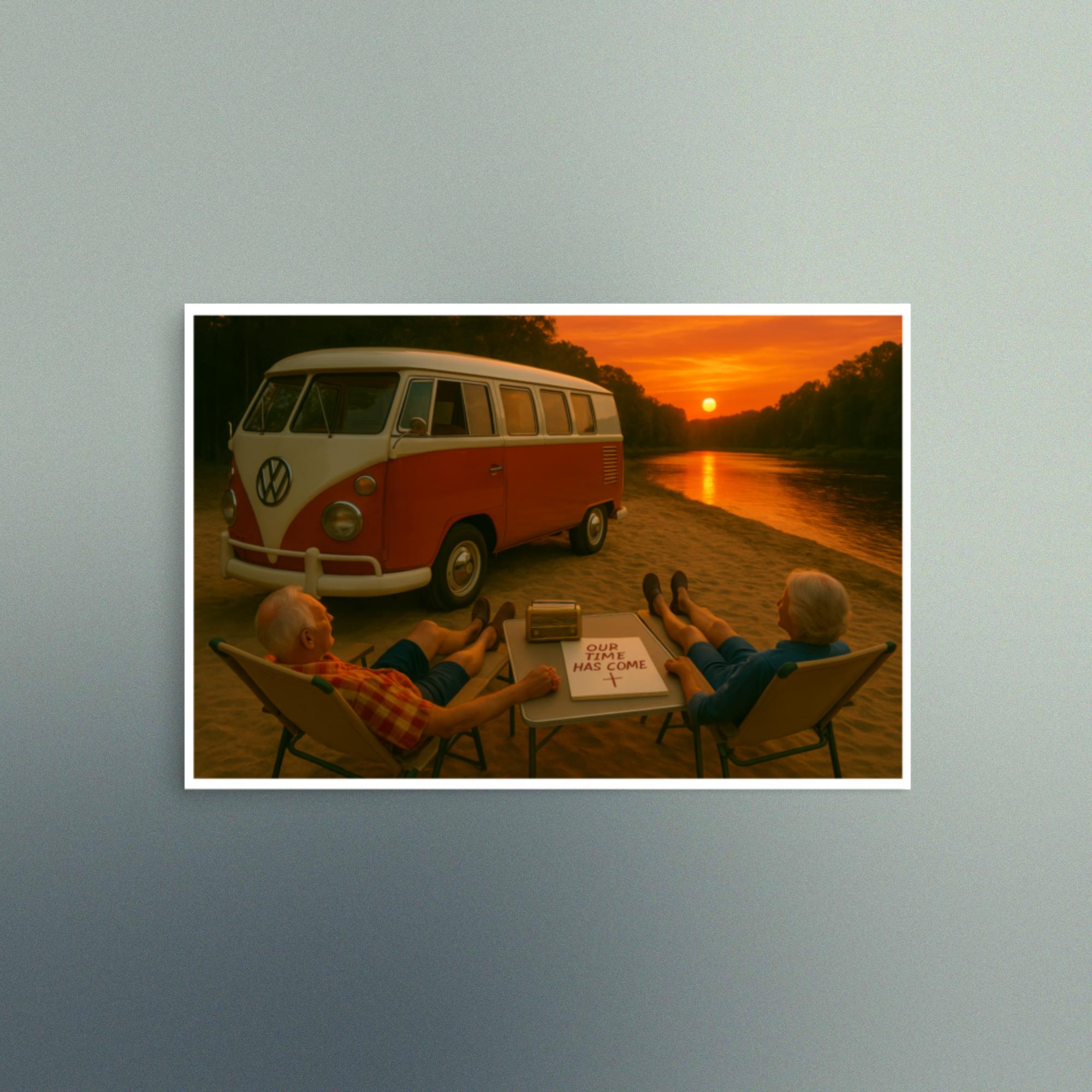 Our Time Has Come - Happy Golden Sunset - Semi Gloss - Rectangle - Image 3