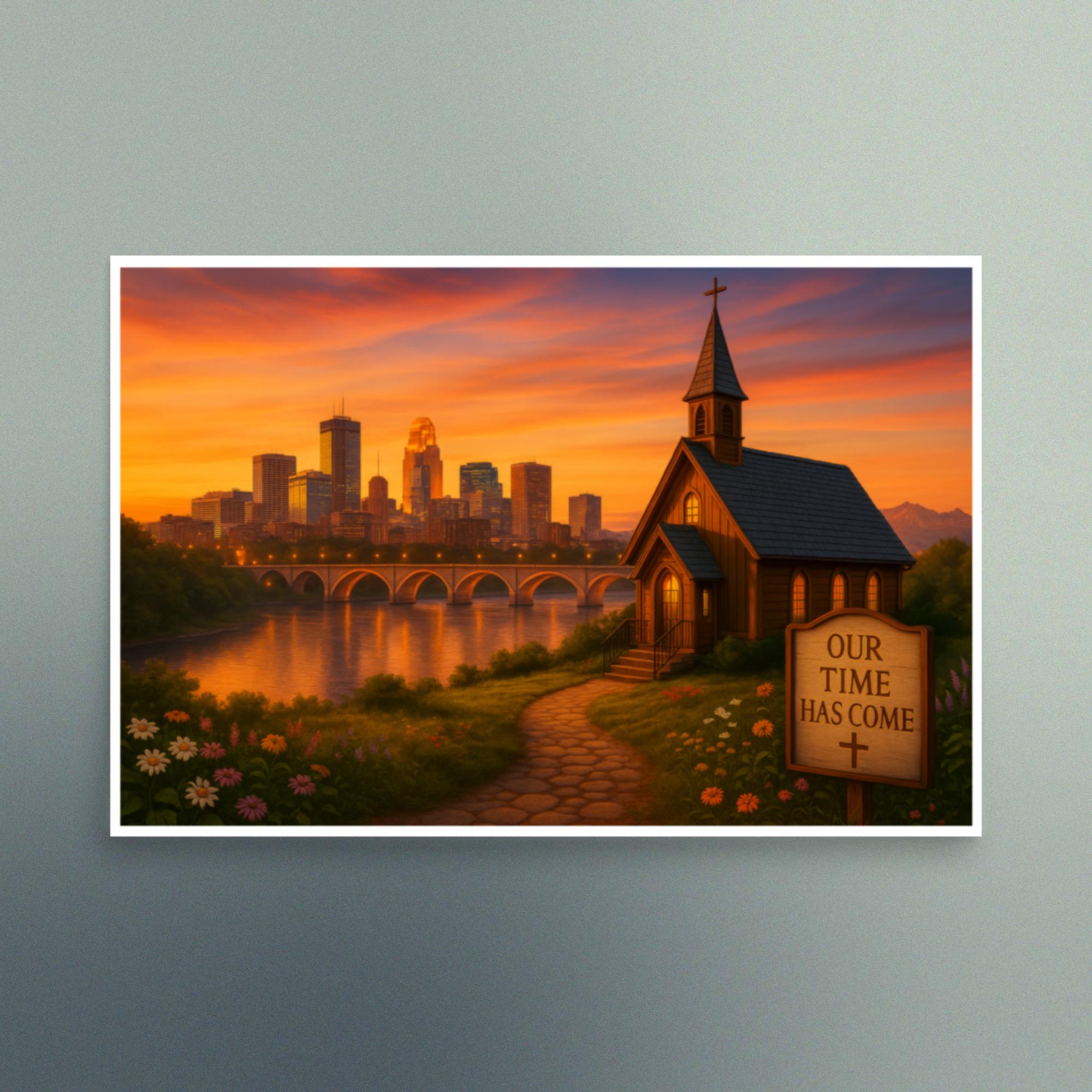 Our Time Has Come - Minnesota - Christian Devotional Art Print - Semi Gloss - Rectangle