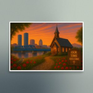 Our Time Has Come - Michigan - Christian Devotional Art Print - Semi Gloss - Rectangle