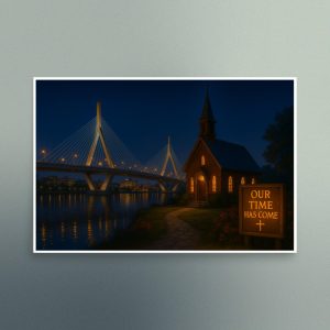 Our Time Has Come - Massachusetts - Christian Devotional Art Print - Semi Gloss - Rectangle