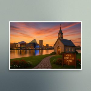 Our Time Has Come - Maryland - Christian Devotional Art Print - Semi Gloss - Rectangle