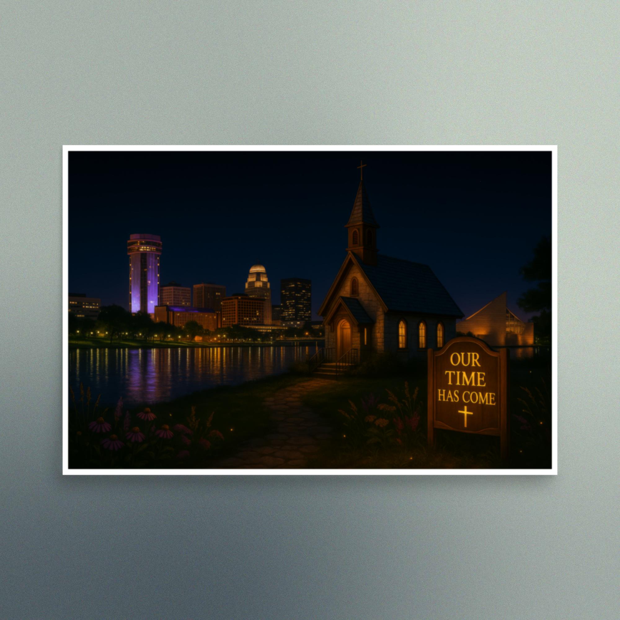 Our Time Has Come - Kansas - Christian Devotional Art Print - Semi Gloss - Rectangle