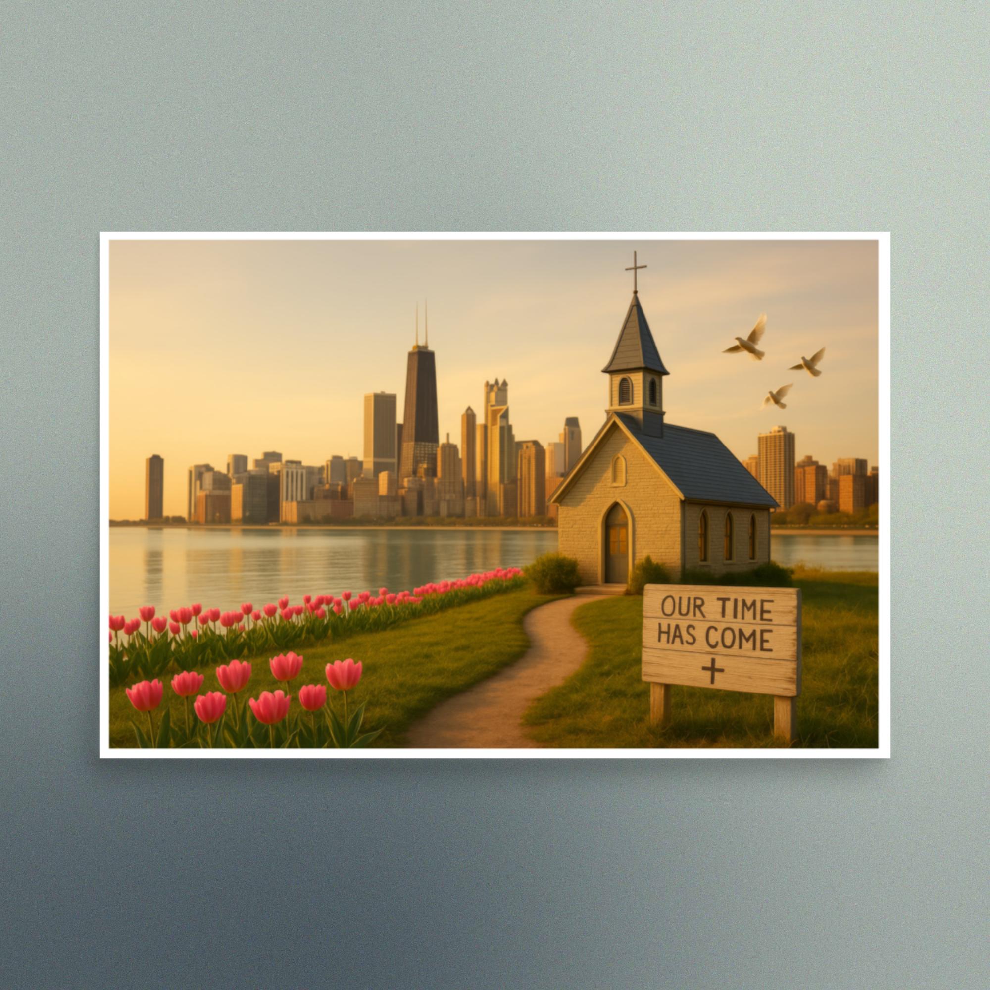 Our Time Has Come - Illinois - Christian Devotional Art Print - Semi Gloss - Rectangle