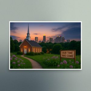 Our Time Has Come - Georgia - Christian Devotional Art Print - Semi Gloss - Rectangle