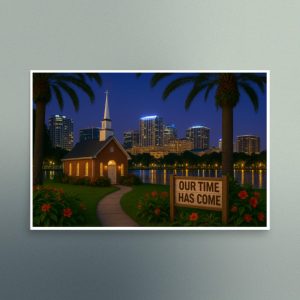 Our Time Has Come - Florida - Christian Devotional Art Print - Semi Gloss - Rectangle