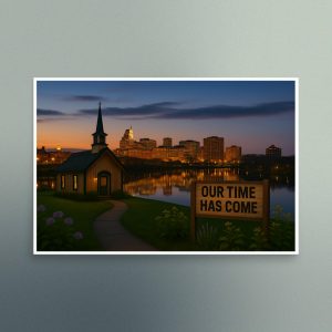 Our Time Has Come - Connecticut - Christian Devotional Art Print - Semi Gloss - Rectangle