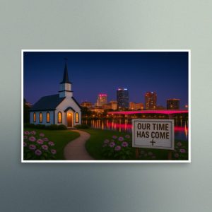 Our Time Has Come - Arkansas - Christian Devotional Art Print - Semi Gloss - Square