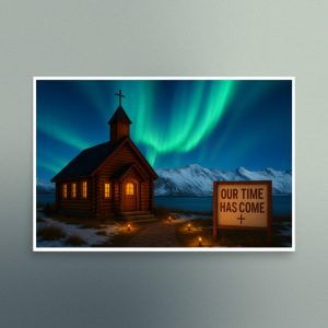 Our Time Has Come - Alaska - Christian Devotional Art Print - Semi Gloss - Rectangle