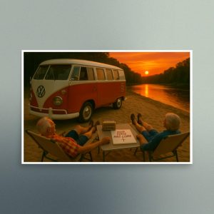 Our Time Has Come - Happy Golden Sunset - Semi Gloss - Rectangle