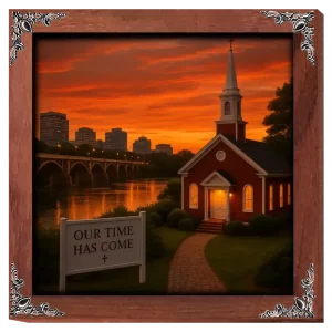 Our Time Has Come - South Carolina - Framed Christian Devotional Art (Square)