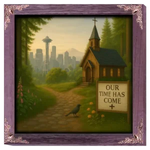 Our Time Has Come - Washington - Framed Christian Devotional Art (Square)(Copy)