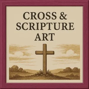 Cross & Scripture Art
