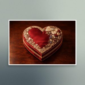 Victorian Era Valentine's Splendor - Christian Devotional Art Print - Semigloss - Rectangle