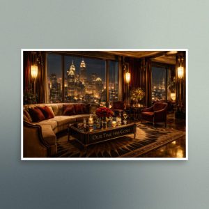 Our Time Has Come - Art Deco Splendor - Christian Devotional Art Print - Semi Gloss - Rectangle