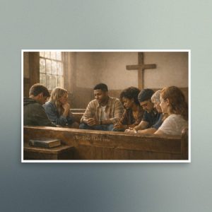 Our Time Has Come - Community of Faith- Christian Devotional Art Print - Semi Gloss - Rectangle