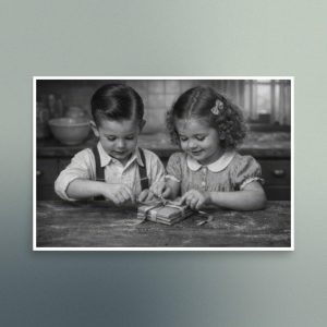 Loving Fun in the Kitchen Part Two - Christian Devotional Art Print - Semigloss - Rectangle