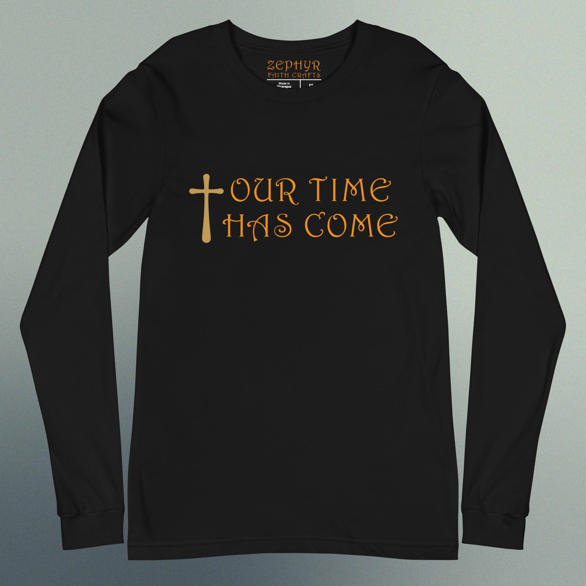 Our Time Has Come - Christian Devotional Art Print - Long Sleeve T-shirt - Image 3
