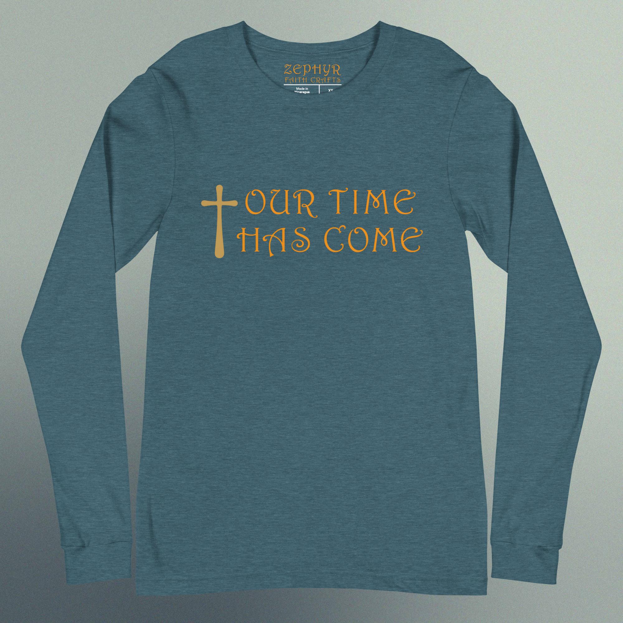 Our Time Has Come - Christian Devotional Art Print - Long Sleeve T-shirt - Image 6