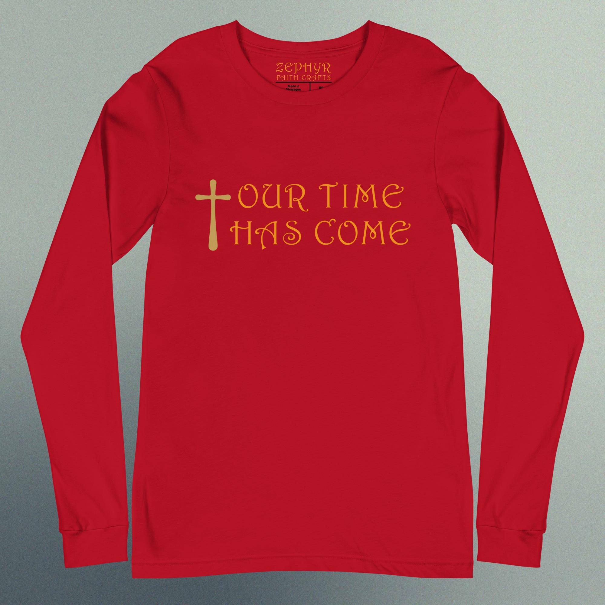 Our Time Has Come - Christian Devotional Art Print - Long Sleeve T-shirt - Image 4