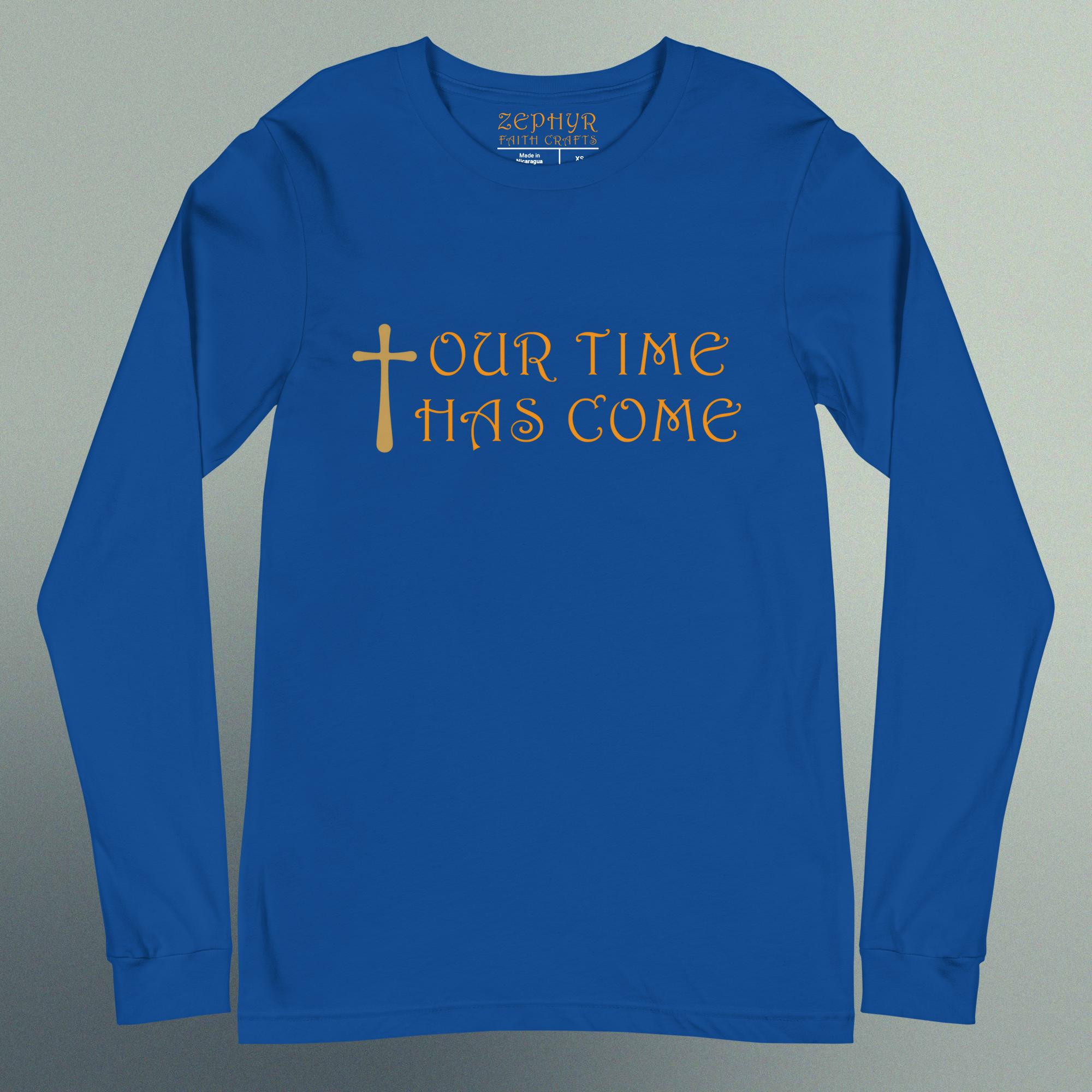 Our Time Has Come - Christian Devotional Art Print - Long Sleeve T-shirt - Image 7