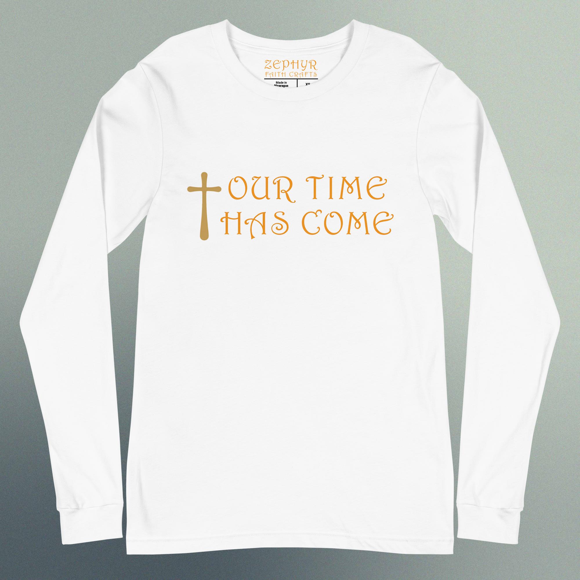 Our Time Has Come - Christian Devotional Art Print - Long Sleeve T-shirt - Image 2