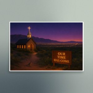 Our Time Has Come - New Mexico - Christian Devotional Art Print - Semi Gloss - Rectangle