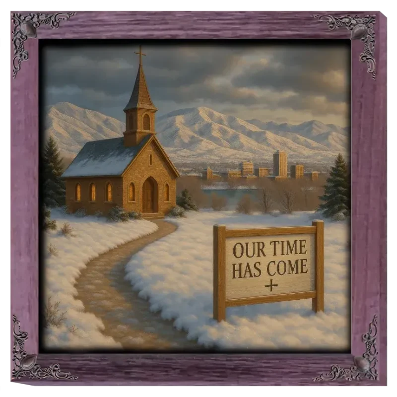Zephyr Faith Crafts Custom Frame Square - The State Of Idaho - Product Image