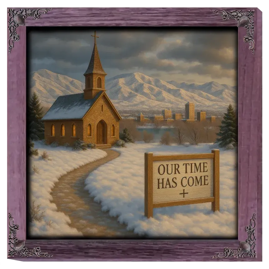 Zephyr Faith Crafts Custom Frame Square - The State Of Idaho - Product Image